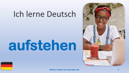 ✅aufstehen✅ Ich lerne Deutsch mit Texten und Bildern
