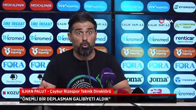 İlhan Palut: Oyuncularım 3 puanı hak ettiler