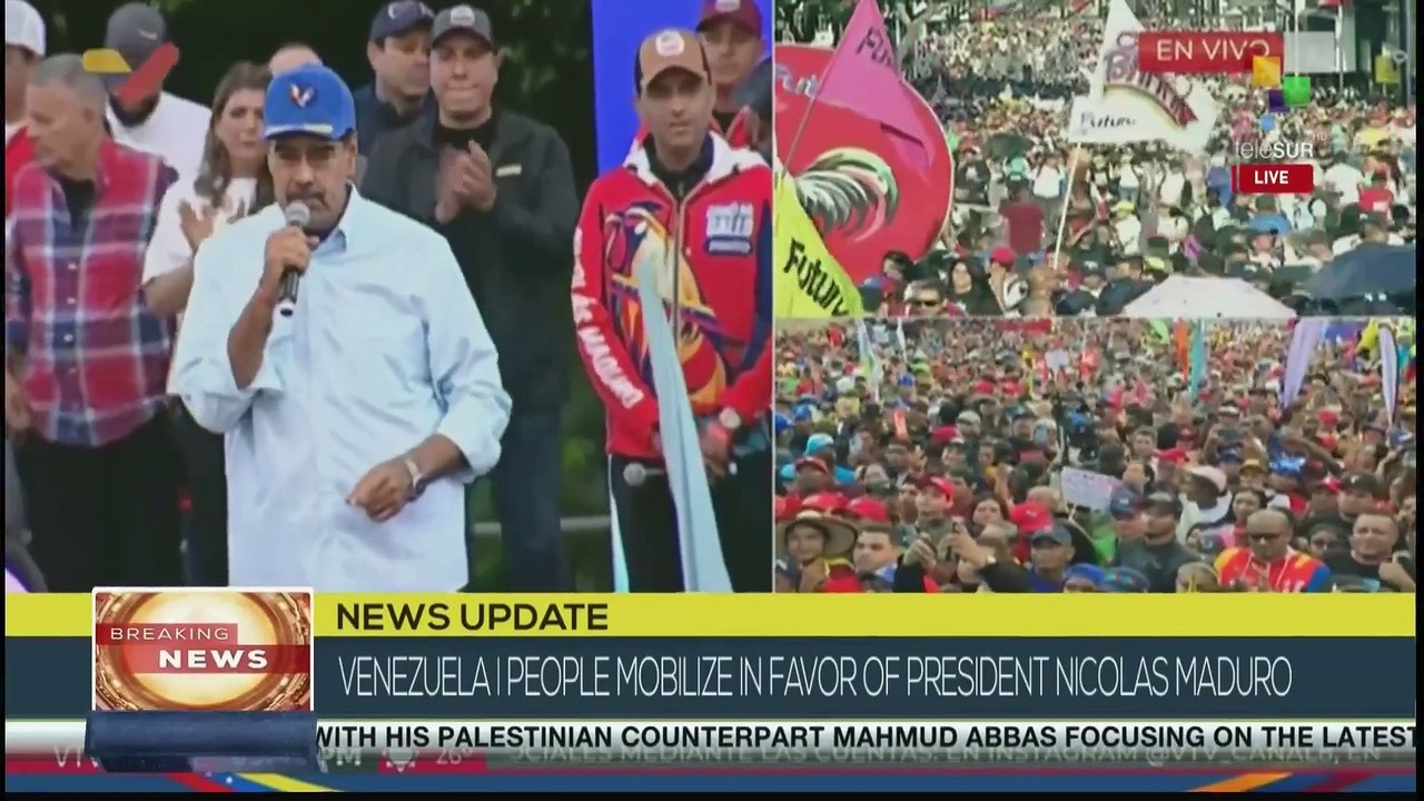 Nicolás Maduro: Today's demonstrations are for peace and against fascism
