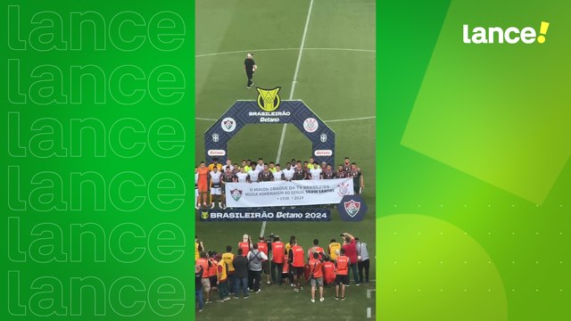 Homenagem ao Silvio Santos - Fluminense x Corinthians