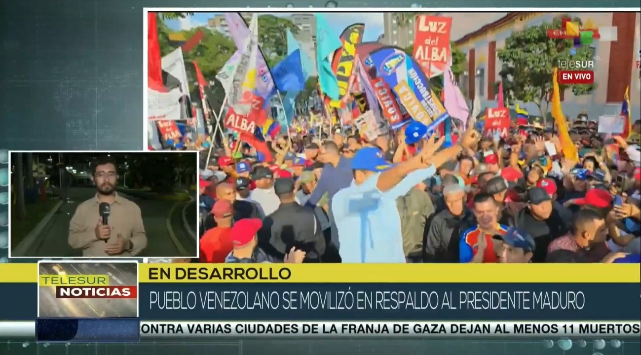 Venezolanos se movilizan a favor de la democracia