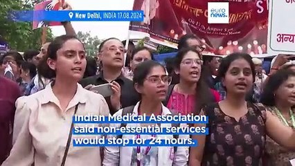 Thousands of medical staff in India strike in protest against rape, murder of junior doctor