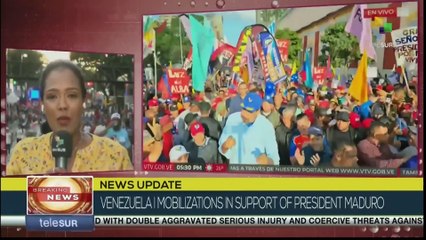 Pres. Maduro leads national demonstration in defense of peace and sovereignty