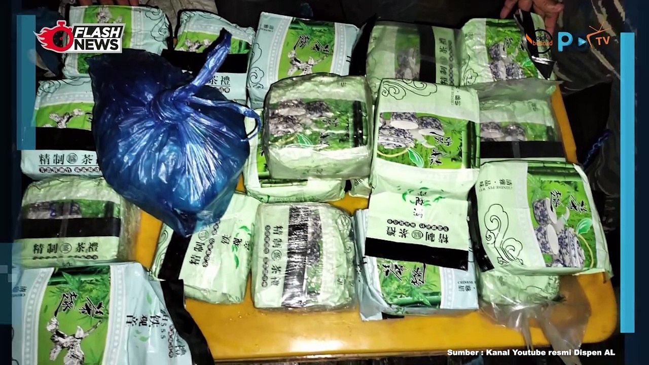 TNI AL Gagalkan Penyelundupan 21 Kilogram Sabu di Perairan Muara Bagan