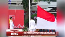 JERRY SAMBUAGA PIMPIN UACARA BENDERA HUT RI KE-79 DI KANTOR KEMENTERIAN PERDAGANGAN