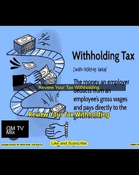 Review Your Tax Withholding