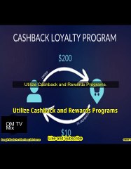 Utilize Cashback and Rewards Programs