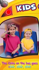 Wheels on the Bus #shorts - Nursery Rhymes and Kids Songs