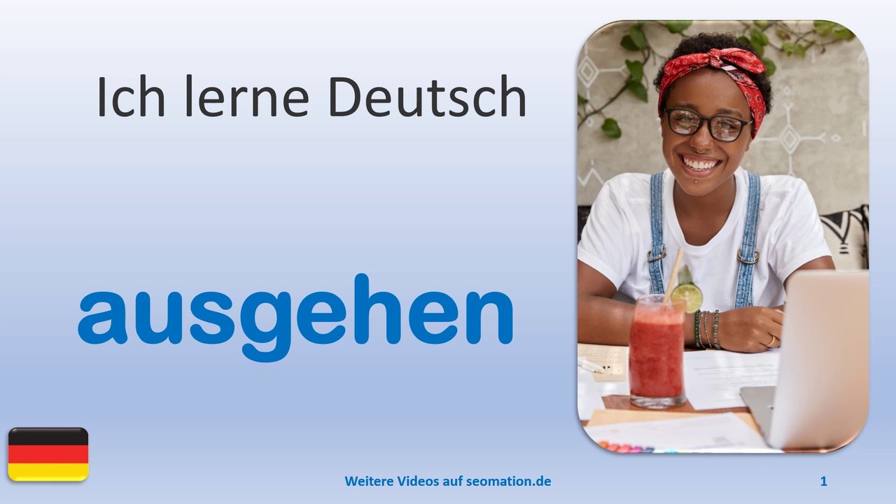 ✅ausgehen✅ Ich lerne Deutsch mit Texten und Bildern