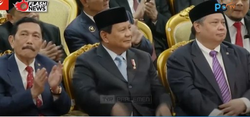 Momen Menhan Prabowo Hadiri Sidang Tahunan Dałam Rangka HUT RI ke-79