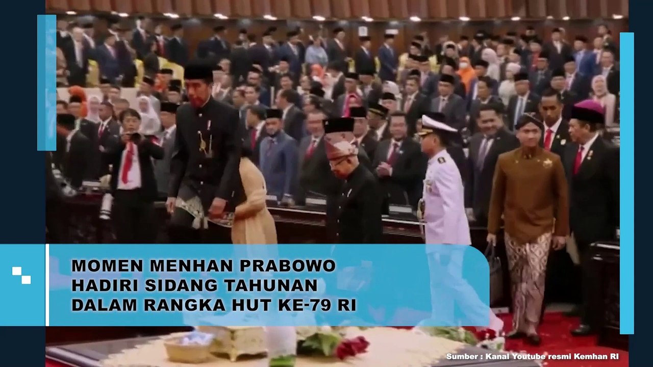 Momen MENHAN Prabowo Hadiri Sidang Tahunan dalam Rangka HUT RI Ke 79