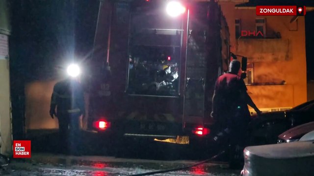 Zonguldak'ta apartmanın otoparkındaki araçta çıkan yangında kundaklama şüphesi