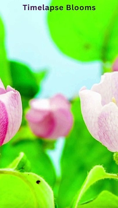 Turkey Amasya Beautiful 4k Quince #flowergrowing #timelapseblooms #shorts #viral #4