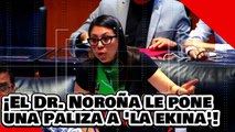 ¡VE! ¡el Dr. Noroña le pone una brutal paliza a la Ekina Kaballán por burlarse de él corrigiéndolo!