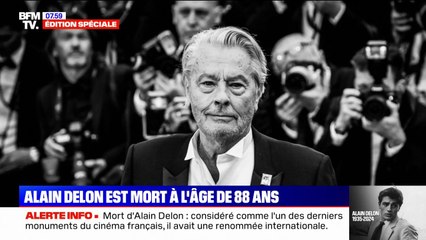 Mort d'Alain Delon: retour sur la carrière de l'acteur français décédé à 88 ans
