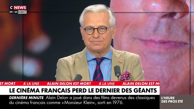 Décès d'Alain Delon - Des Français réagissent à la mort du comédien ce matin à l'âge de 88 ans: C’est le dernier monstre sacré du cinéma français - Regardez