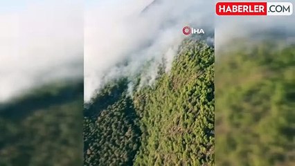 Manisa'daki orman yangınıyla mücadele devam ediyor