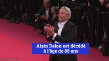 L’acteur Alain Delon est décédé à l’âge de 88 ans