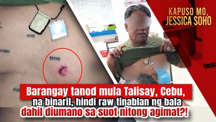 Barangay tanod, 'di raw tinablan ng bala dahil daw sa suot nitong agimat?! | Kapuso Mo, Jessica Soho