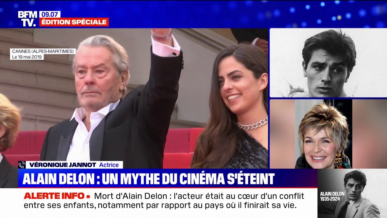 "Il était extrêmement protecteur et paternel avec moi": L'actrice Véronique Janot réagit à la mort d'Alain Delon