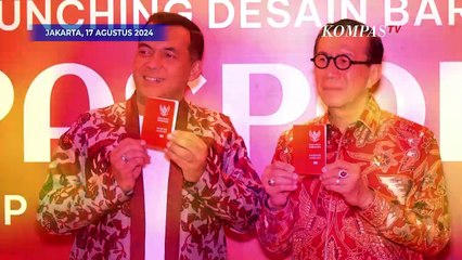 Kemenkumham Resmi Luncurkan Desain Paspor Baru Bernuansa Merah-Putih