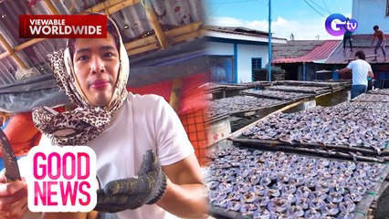 Aaron Maniego, sinubukan ang pagdadaing ng isda sa Hagonoy, Bulacan! | Good News