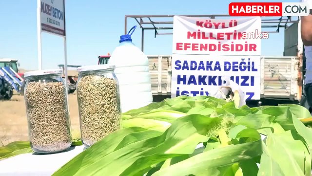 Aksaray'da Çiftçiler Tarım ve Hayvancılık Sorunlarına Dikkat Çekti