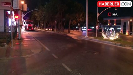 Sancaktepe'de motosikletlinin yaptığı kaza kask kamerasında