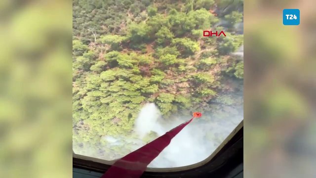 Türkiye alevlerle mücadele ediyor: Manisa'da Alevler, rüzgârın da etkisiyle geniş bir alana yayıldı