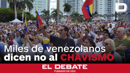 Miles de venezolanos salen a la calle en todo el mundo para plantarle cara al chavismo