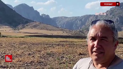 Yozgat’taki kanyonda kayaların oluşturduğu insan silueti dikkat çekiyor