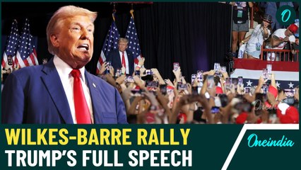 Trump's Full Speech: Pennsylvania Rally Spirals Campaign In Chaos as He Calls Harris 'Fascist'