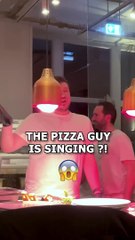 The Pizza Guy turned out to be the most AMAZING Opera Singer