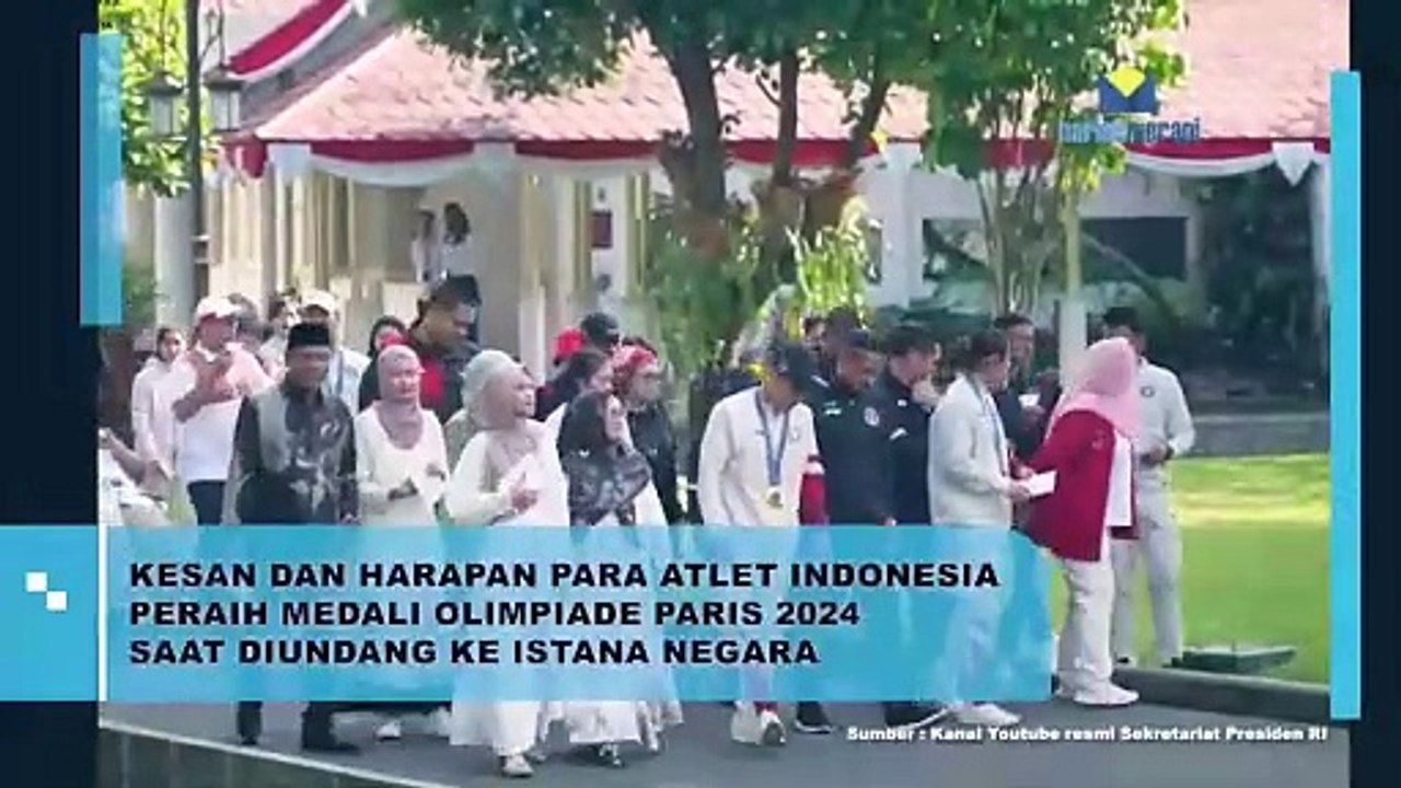 Kesan dan Harapan Para Atlet Indonesia Peraih Medali Olimpiade Paris 2024 Saat Diundang ke Istana Negara