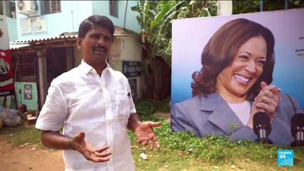 Indian village celebrates Kamala Harris's roots