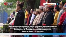 JERRY SAMBUAGA PIMPIN UPACARA BENDERA HUT RI KE-79 DI KANTOR KEMENDAG