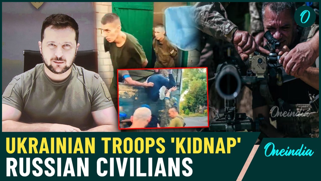 Disturbing Kursk Footage: Ukrainian Troops Handcuff, ‘Kidnap’ Shove Russian Civilians In Trucks
