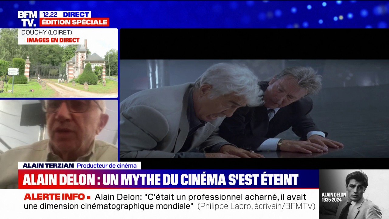 "Ça a été une star américaine aussi": le producteur de cinéma Alain Terzian raconte Alain Delon
