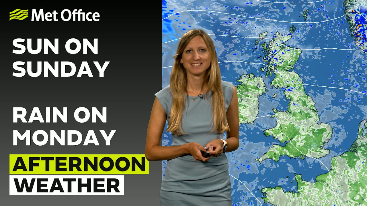 Met Office Afternoon Weather Forecast 18/08/24 – Some sun today but rain for Monday