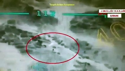 Görüntüleri Bakan Yerlikaya yayınladı: Paramotorlu teröristler böyle öldürüldü