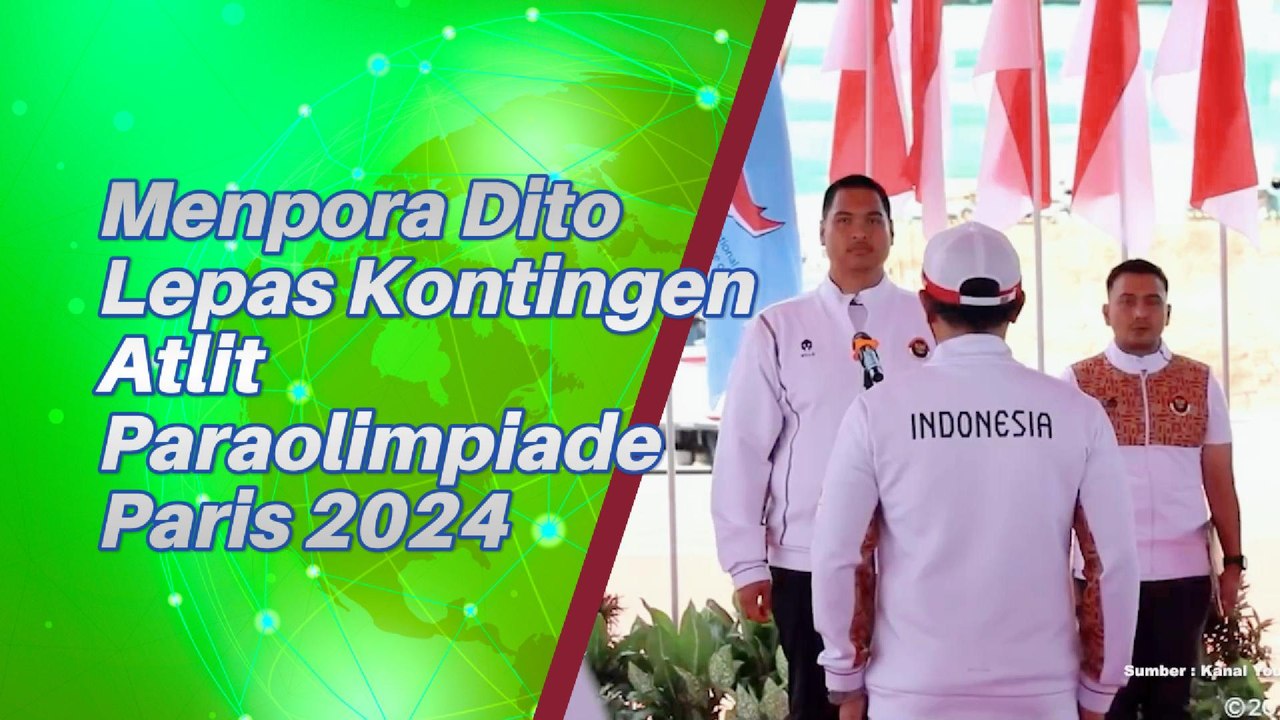 Menpora Dito Lepas Kontingan Paraolimpiade Paris 2024