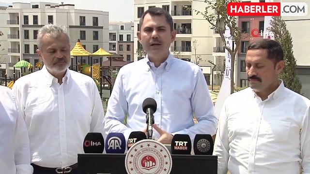 Bakan Kurum: 11 ilde inşaatlarını başlattığımız konut sayısı 296 bin 755'e ulaştı