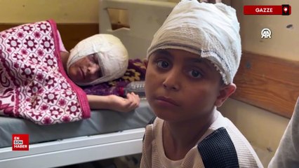 İsrail'in saldırısında Gazzeli kız kardeşler görme yetilerini kaybetti