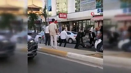 İstanbul'da düğün konvoyu meydan muharebesi kamerada