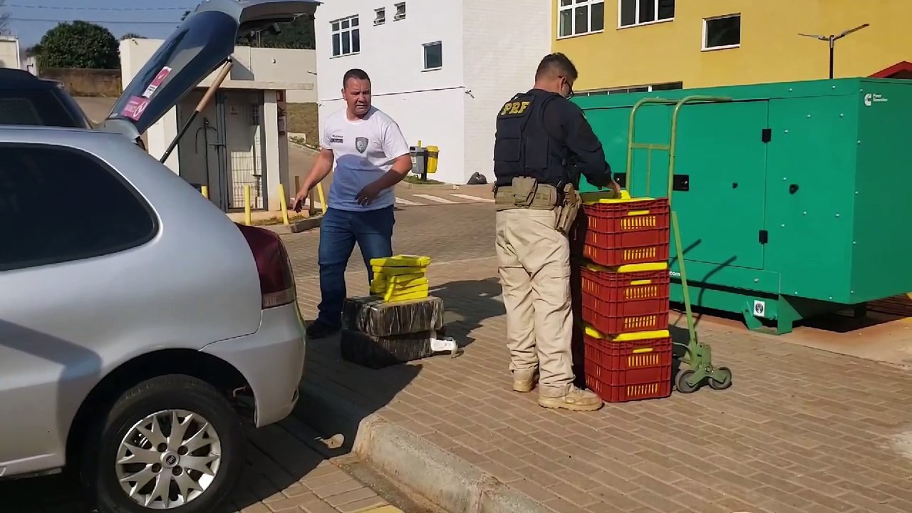 Grande apreensão de drogas é realizada pela PRF em Céu Azul
