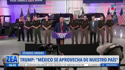 Donald Trump acusa a México de querer aprovecharse de Estados Unidos