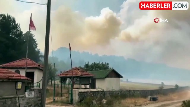 Ankara'da orman yangını! Alevlerin sıçradığı bir köy, tedbir amaçlı boşaltıldı