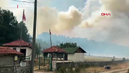 Ankara'daki yangın Bolu'ya sıçradı: Bir köy boşaltıldı