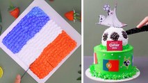 FIFA World Cup Theme Birthday Cake Decoration 2022 | Best Satisfying Cake Decorating Recipes