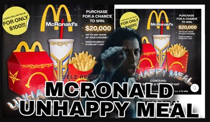 Ronnie Radke Un-Happy Meal Falling In Reverse McRonald Mystery Boxes ,Win 20K #fallinginreverse